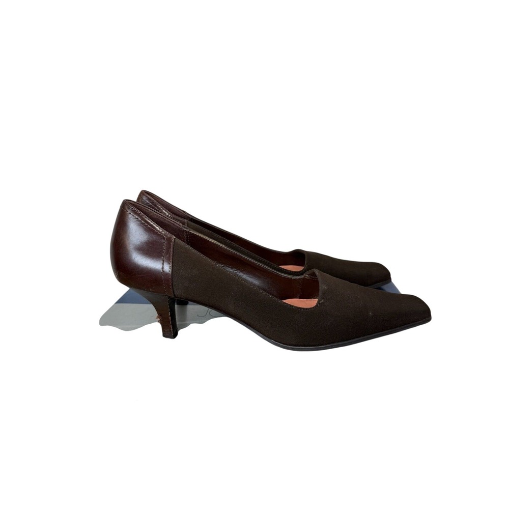 Circa Joan & David Heels Womens 8M Espresso Brown Nadia CJD Pump